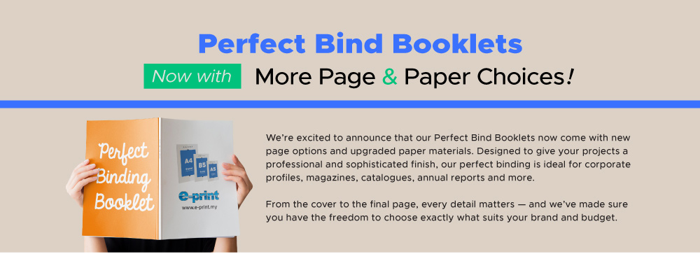 Perfect Bind Booklet