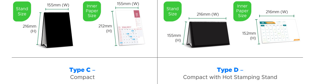 desk calendar