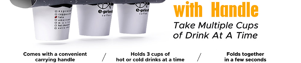 cup carrier with handle