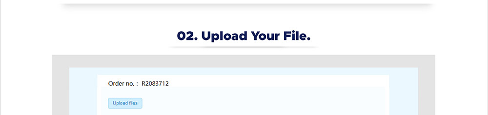order fisrt & file later