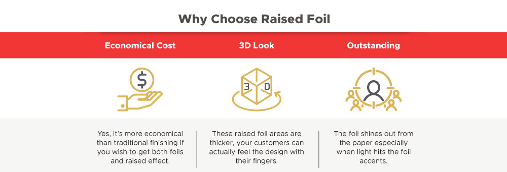raised foil