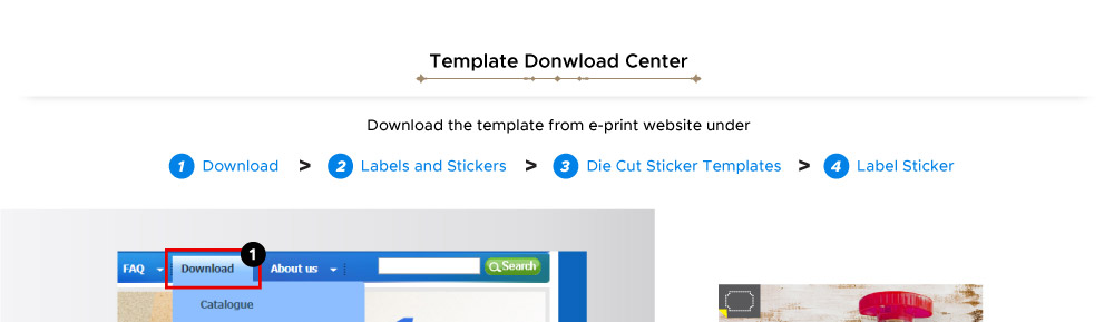 vintage shape sticker