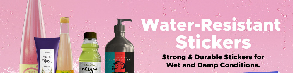 water resistant stickers