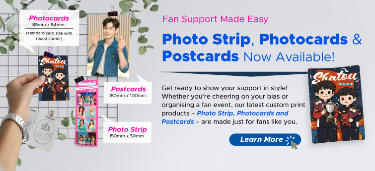 Photo Strip, Photocards & Postcards