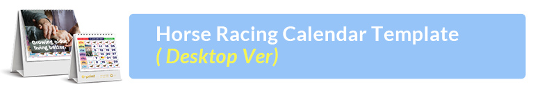 Horse Racing Calendar - Desktop Ver Template