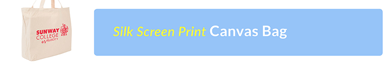 Silk Screen Canvas Bag