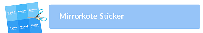 Mirrorkote Sticker