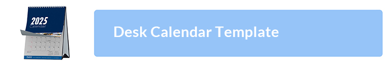 Desk Calendar Template