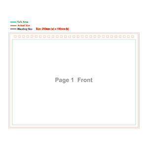 Blank Template - Type E ( 14 sheets )
