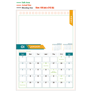 2027 Calendar - Type A - 02