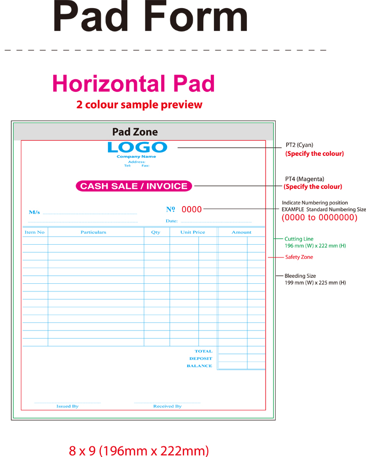 download ncr bill book template bill book template