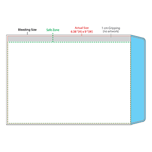 P 6.38(H) x 9(W) - NO WINDOW