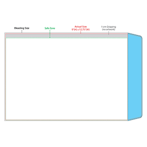 P 9(H) x 12.75(W) - NO WINDOW