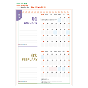 2026 Calendar - Type A - 03